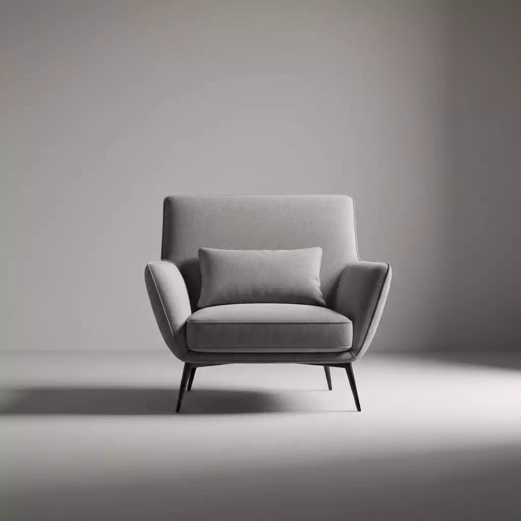 Stylish and comfortable cute office chair in a modern workspace