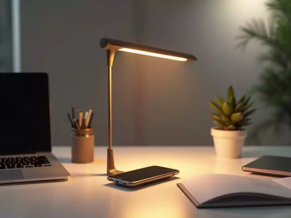 Wireless Charging Desk Lamp