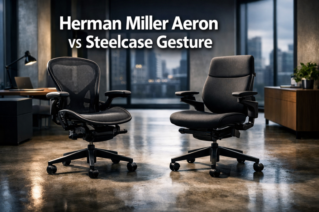 Herman Miller Aeron vs Steelcase Gesture Herman Miller Aeron vs Steelcase Gesture