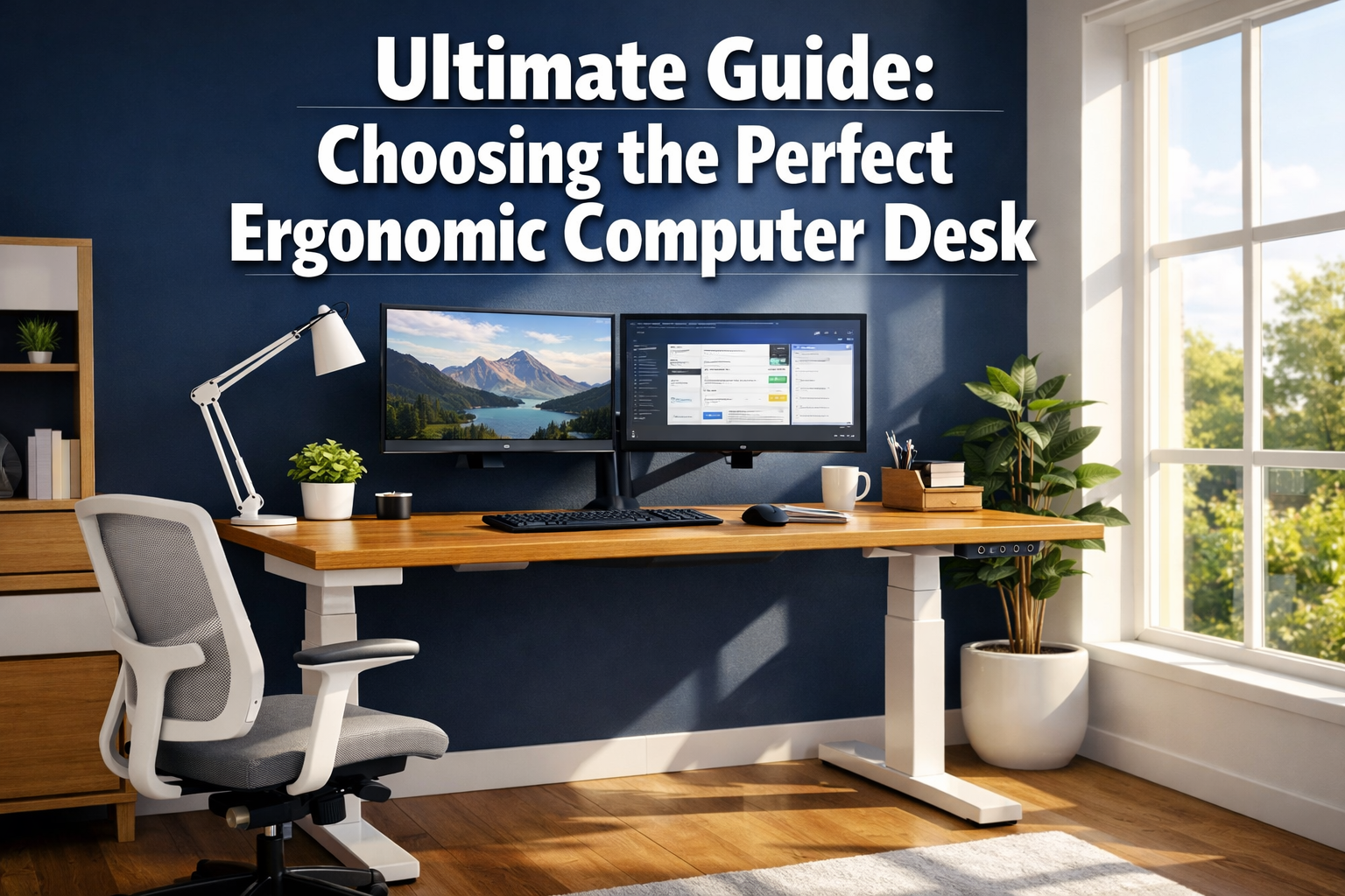 Choosing the Perfect Ergonomic Computer Desk: For Maximum Comfort and Productivity