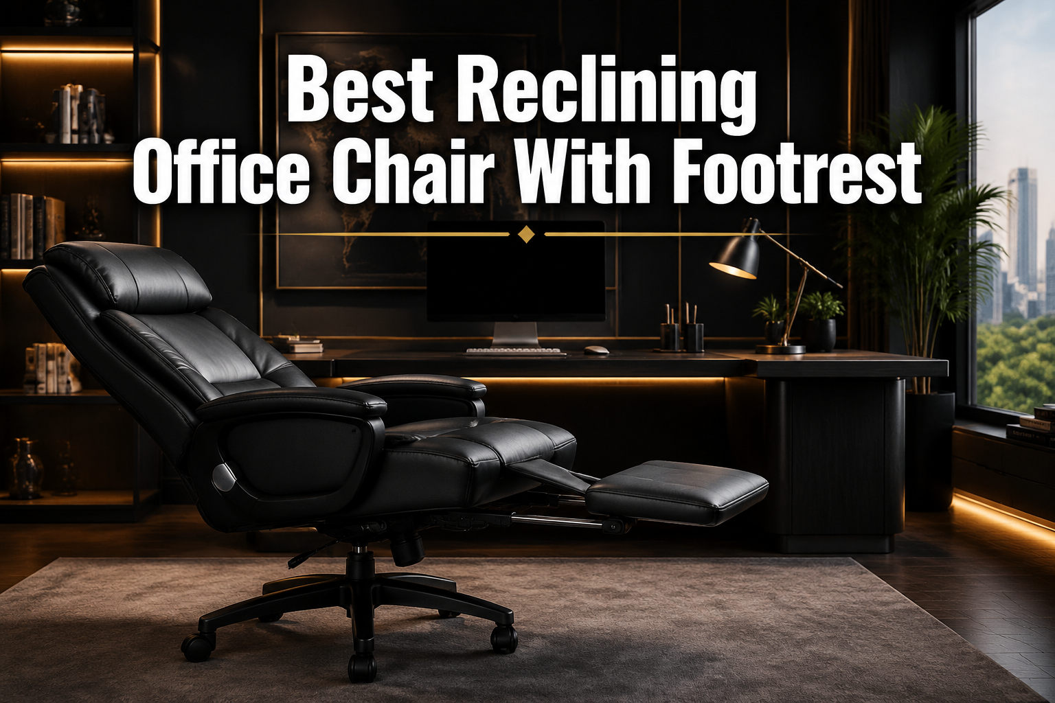 Reclining Office Chair With Footrest