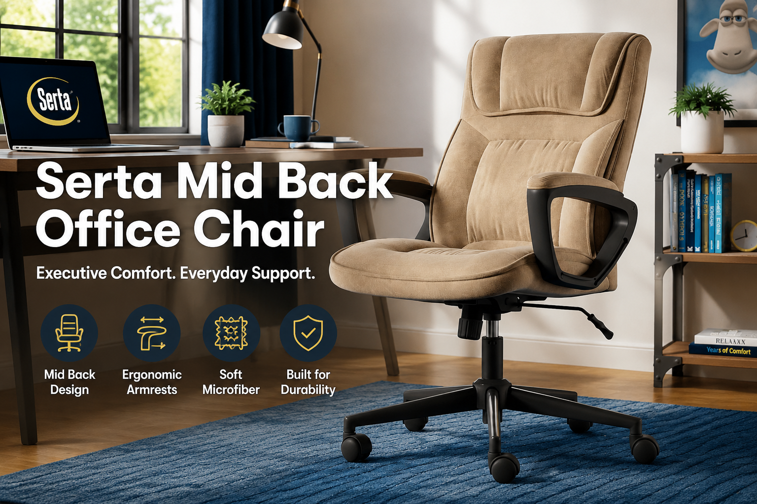 Serta Mid Back Office Chair: 2026 Review