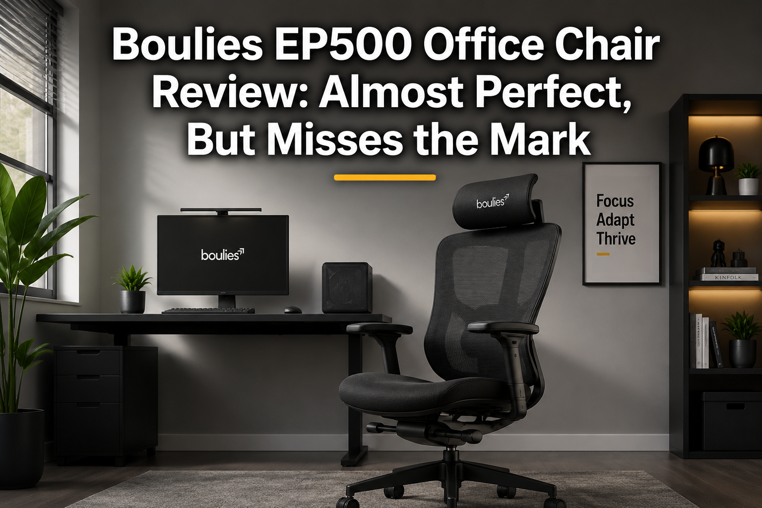 Boulies EP500 Office Chair Review: Almost Perfect, But Misses the Mark