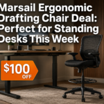Marsail Ergonomic Drafting Chair Deal: Perfect for Standing Desks