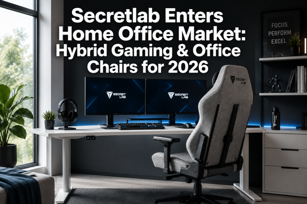 Secretlab Enters Home Office Market: Hybrid Gaming & Office Chairs for 2026