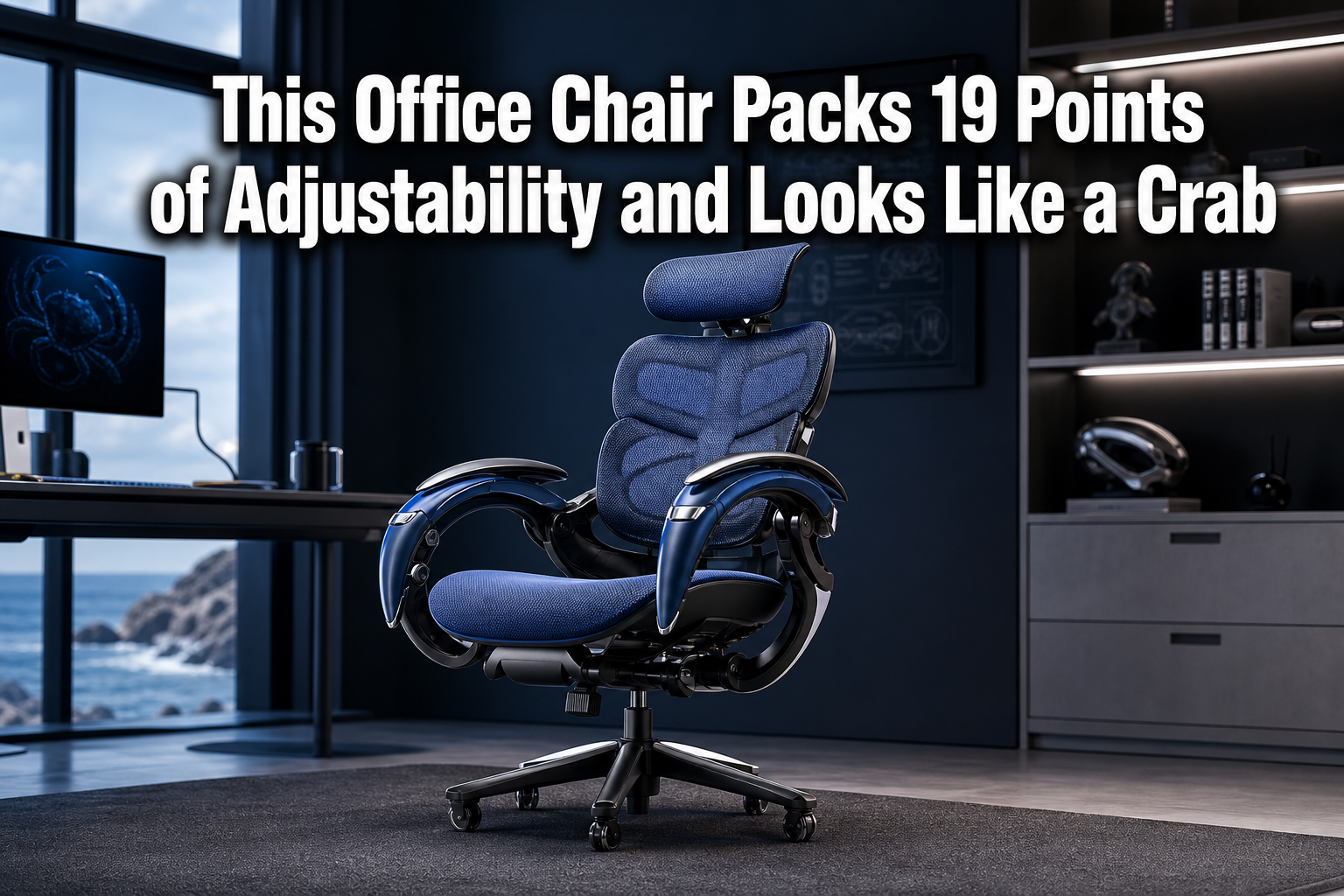 This Office Chair Packs 19 Points of Adjustability and Looks Like a Crab