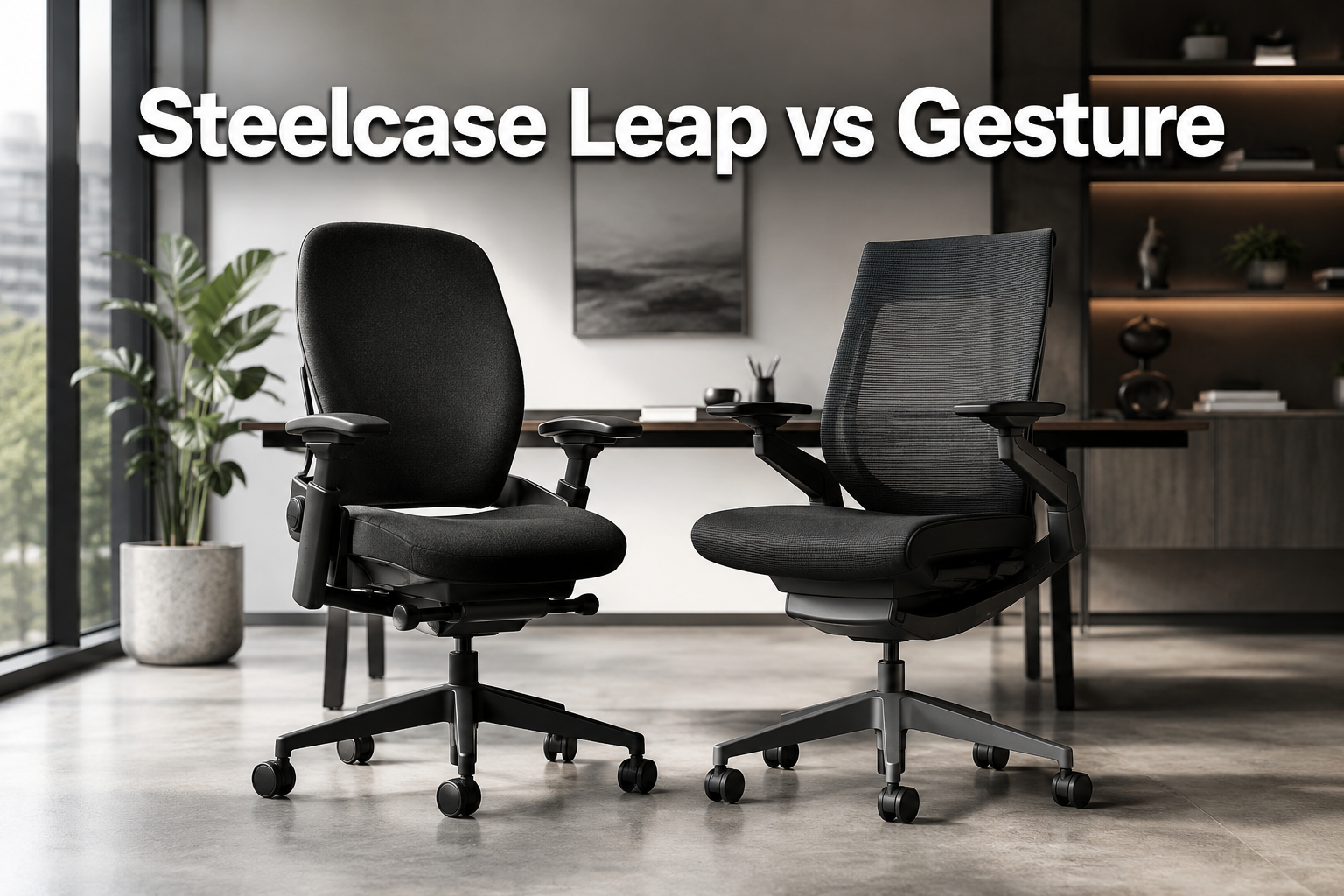 Steelcase Leap vs Gesture: Which Ergonomic Chair Is Right for You? 2026