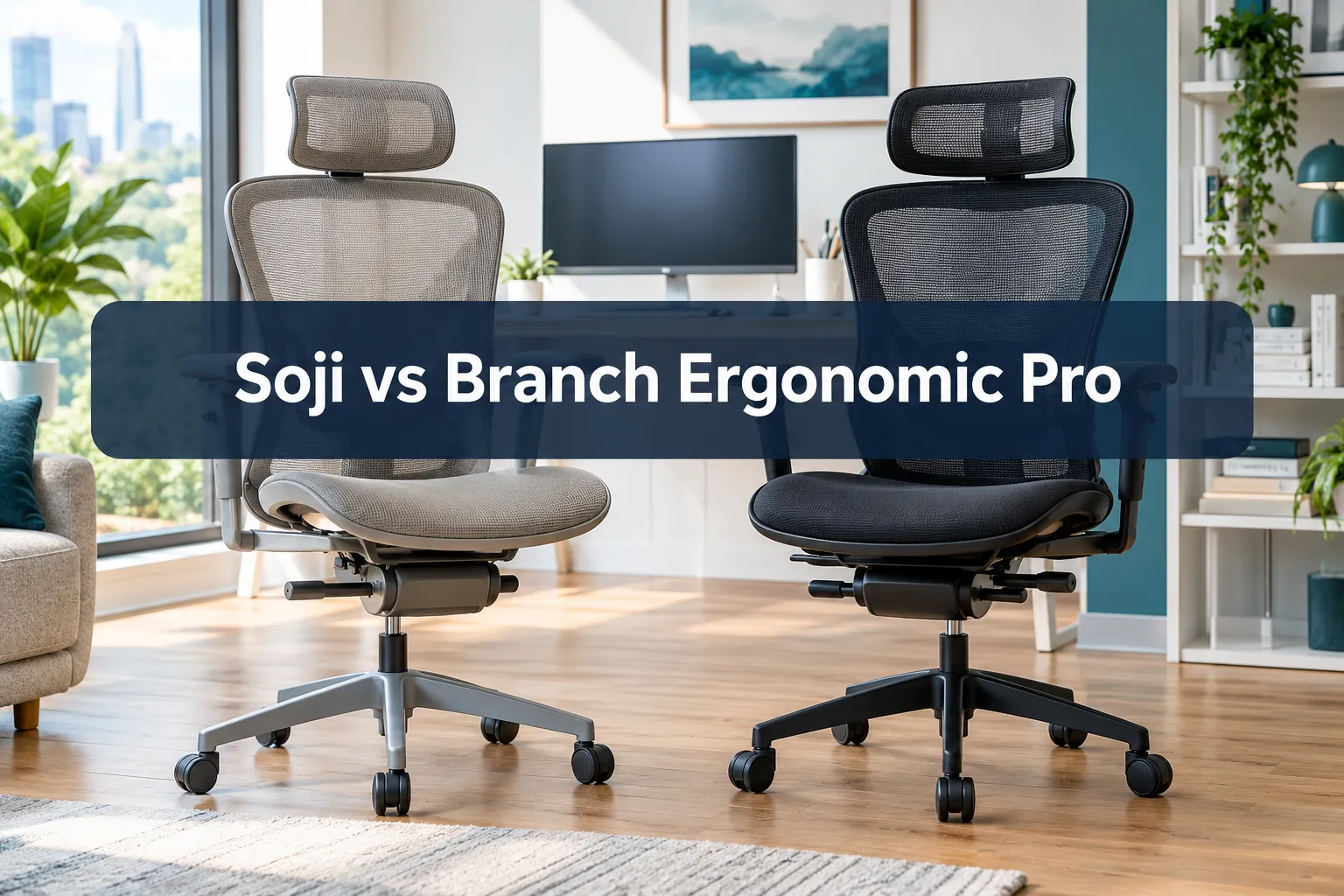 Haworth Soji vs Branch Ergonomic Pro